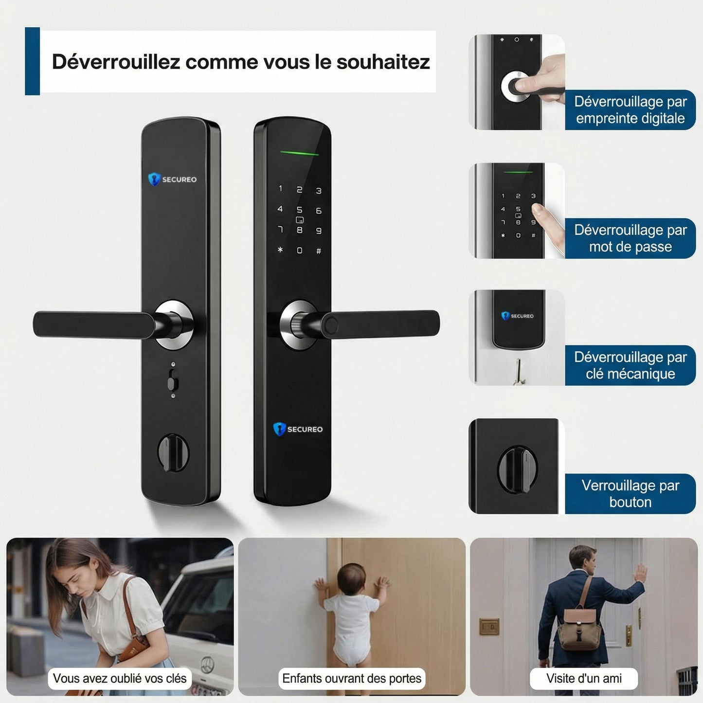 Serrure Connectée à Empreinte Digitale