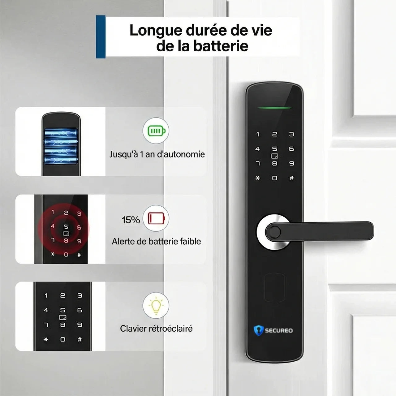 Serrure Connectée à Empreinte Digitale